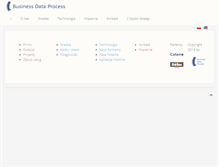 Tablet Screenshot of businessdataprocess.com